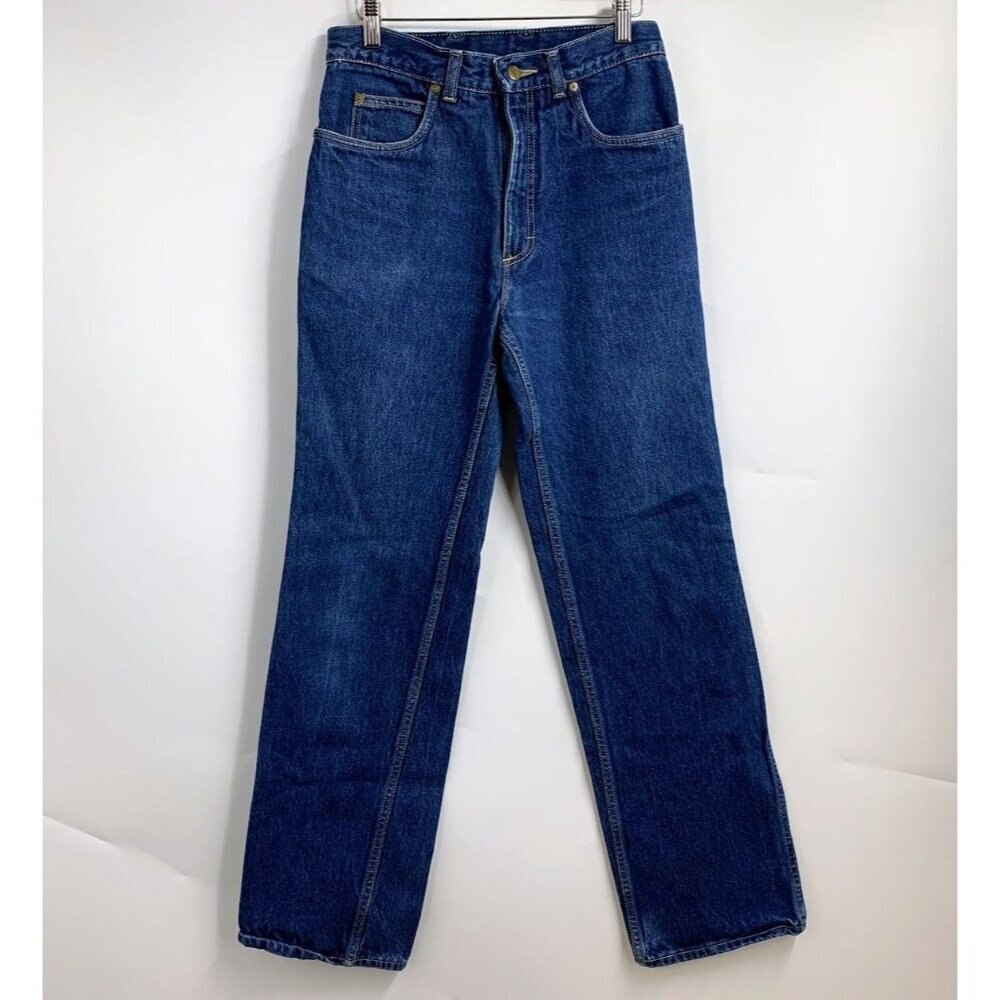 Cacharel Men's 80's 90's Vintage Cotton Straight Leg 5‎ Pocket Jeans Size 30x32